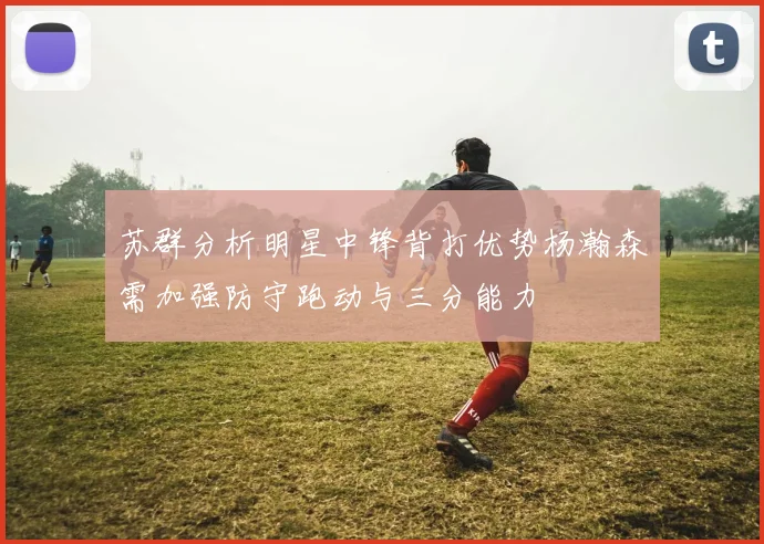 苏群分析明星中锋背打优势杨瀚森需加强防守跑动与三分能力